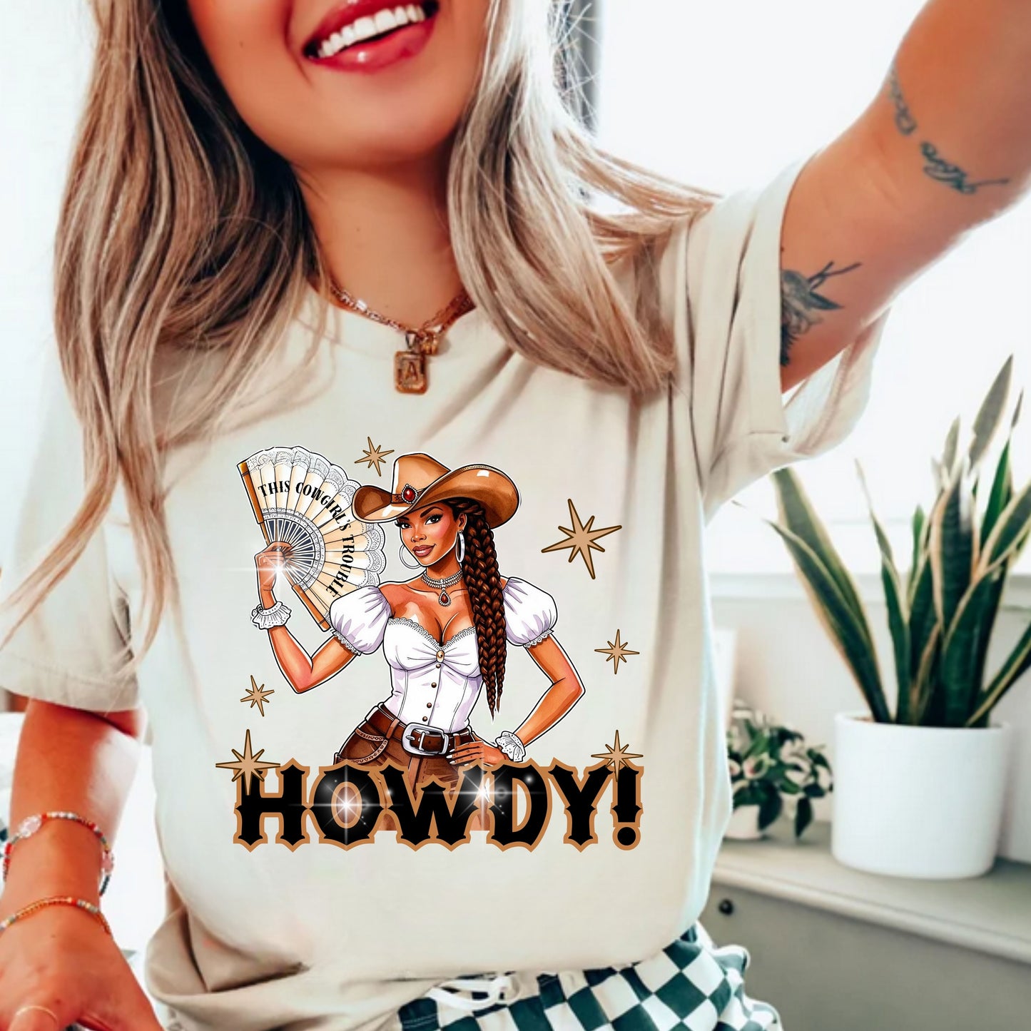 Western Howdy Cowboy T-Shirt
