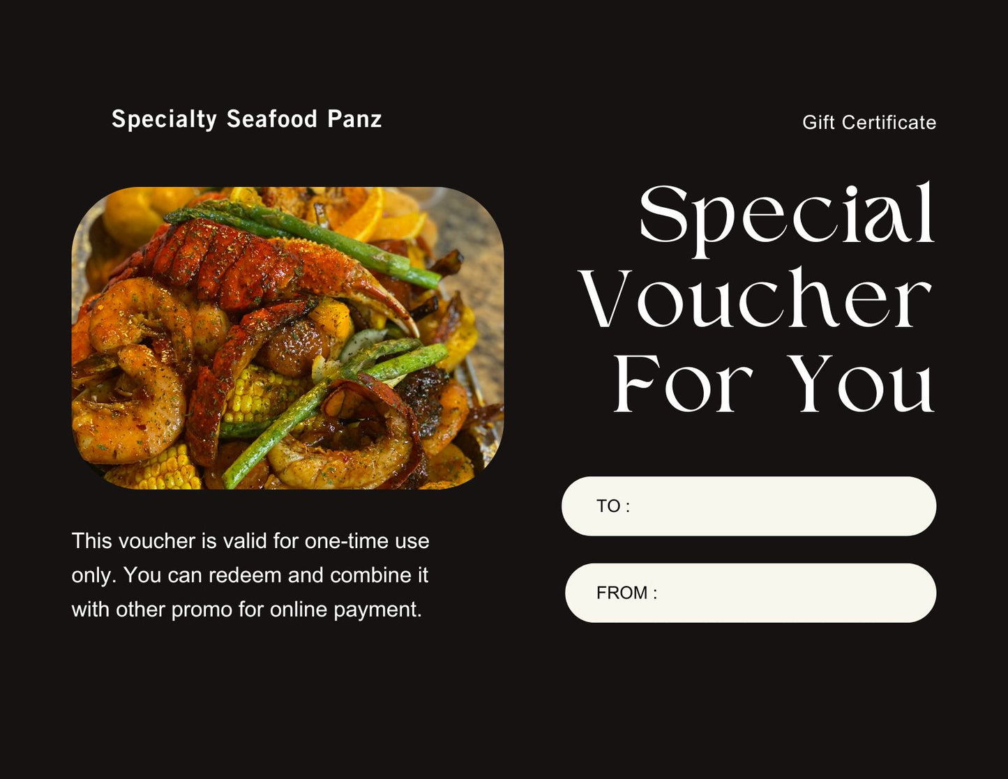 Pickaplate Specialty Seafood Gift Card
