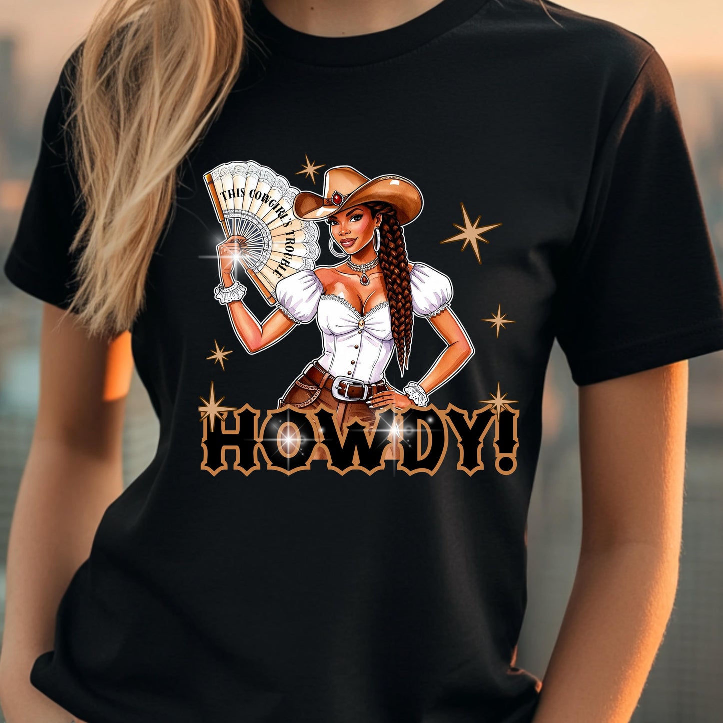 Western Howdy Cowboy T-Shirt