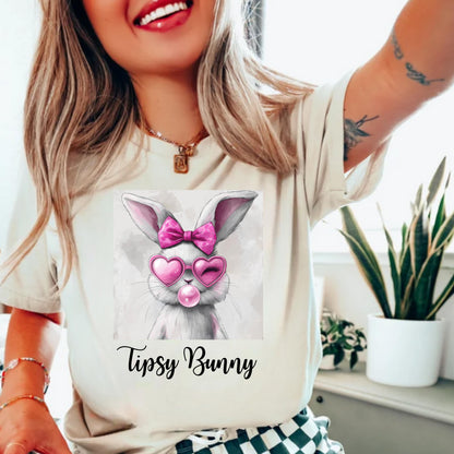 Bartender Tipsy Bunny T-Shirt