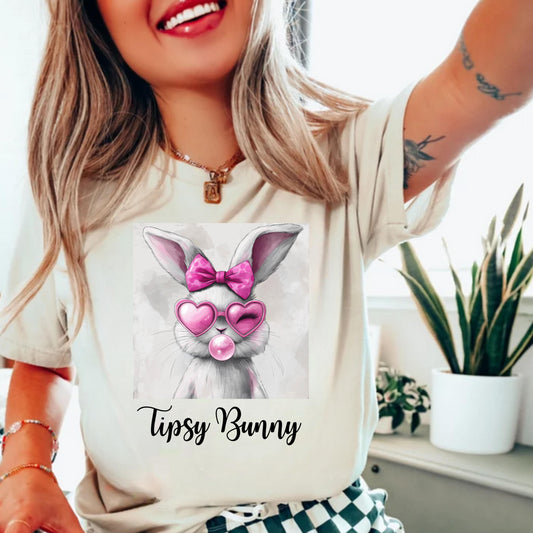 Bartender Tipsy Bunny T-Shirt